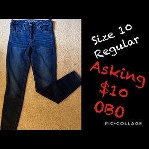 American Eagle Next Level Stretch Blue Jean Pants